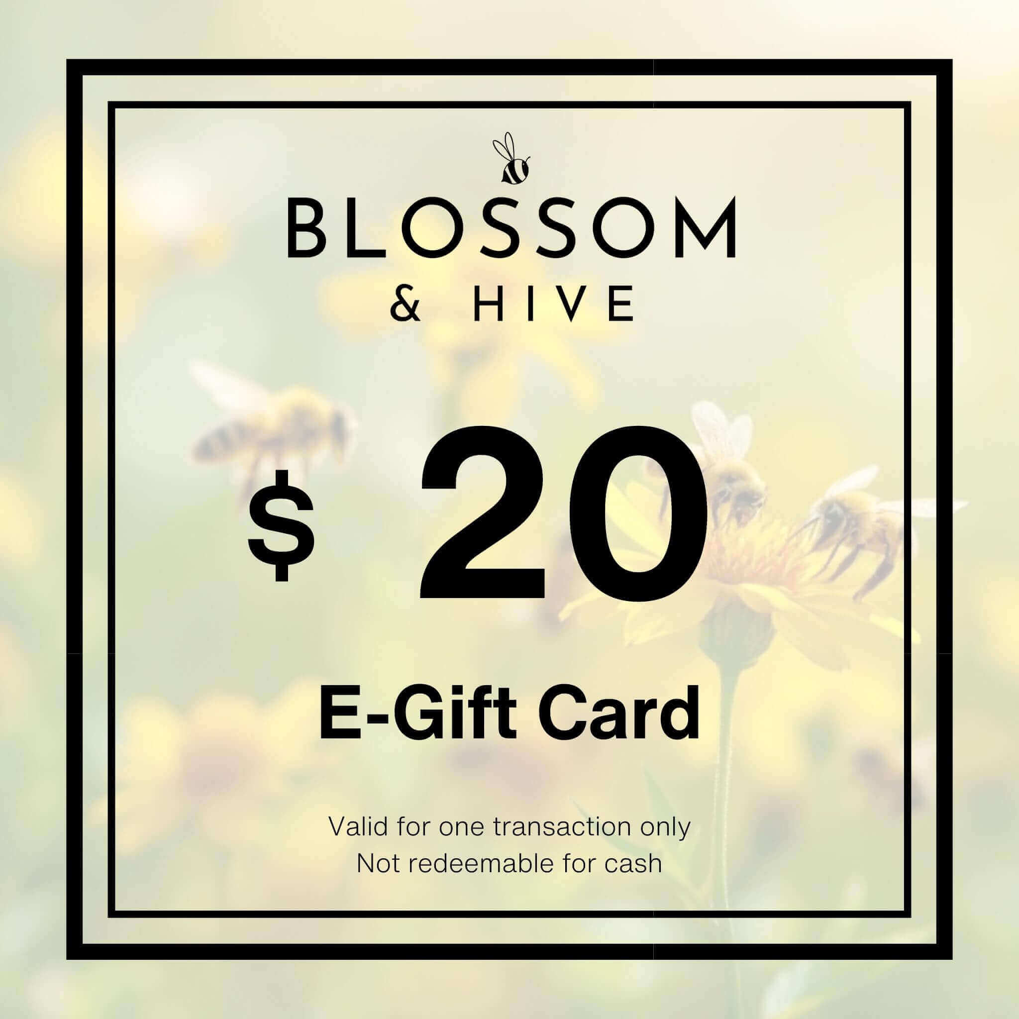 Blossom & Hive E-Gift card $20
